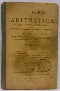 Seller image for Lecciones De Aritmtica 1 Parte. Grado Superior for sale by SalvaLibros