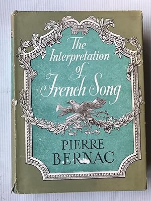 Imagen del vendedor de The Interpretation of French Song a la venta por Beach Hut Books