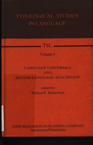 Image du vendeur pour Language universals and second language acquisition. Containing the contributions to a conference on language universals and second language acquisition held at the University of Southern California, February 1982, vol. 5. mis en vente par Antiquariat Bookfarm