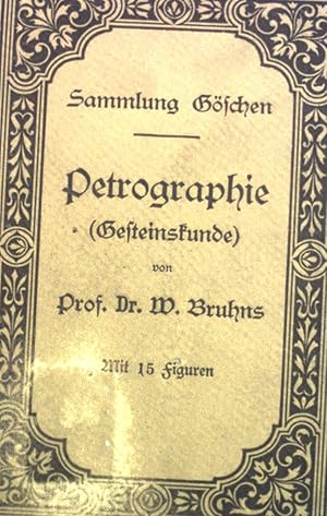 Imagen del vendedor de Petrographie (Gesteinskunde). Sammlung Gschen, 173 a la venta por books4less (Versandantiquariat Petra Gros GmbH & Co. KG)