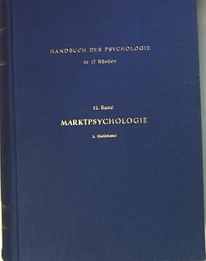 Bild des Verkufers fr Methoden und Anwendungen in der Marktpsychologie. Handbuch der Psychologie Bd. 12/ 2; zum Verkauf von books4less (Versandantiquariat Petra Gros GmbH & Co. KG)