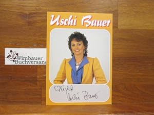 Imagen del vendedor de Original Autogramm Uschi Bauer /// Autogramm Autograph signiert signed signee a la venta por Antiquariat im Kaiserviertel | Wimbauer Buchversand