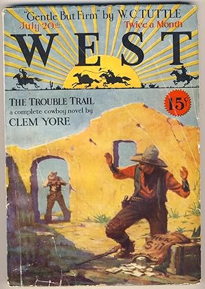 Immagine del venditore per WEST - July 20 1926 [ V3 #2 ] venduto da Gene Zombolas