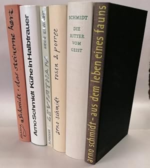 Bild des Verkufers fr Konvolut von 6 Werken: 1. Das steinerne Herz. Hist. Roman aus dem Jahre 1954 (Stahlberg , 2. Aufl 1964); --- 2. Khe in Halbtrauer. ( S. Fischer, 1985, Reprint der EA v. 1964), --- 3. Leviathan. (S. Fischer, Reprint 1985)--- 4. Rosen & Porree.( S. Fischer, Reprint 1985) --- 6. Die Ritter vom Geist. (EA, Stahlberg 1965). --- 6. Aus dem Leben eines fauns. Kurzroman. (Frft, Fischer 1985) . zum Verkauf von Klaus Schneborn