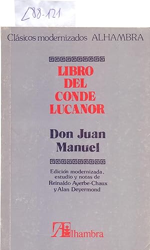 Image du vendeur pour EL LIBRO DEL CONDE LUCANOR mis en vente par Libreria 7 Soles