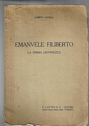 Immagine del venditore per Emanuele Filiberto. La prima giovinezza (1528-1545). Estratto. venduto da Libreria Gull