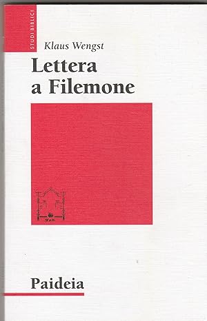 Seller image for Lettera a Filemone. for sale by Libreria Gull