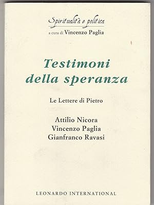 Seller image for Testimoni della speranza. Collana spiritualit e politica. for sale by Libreria Gull