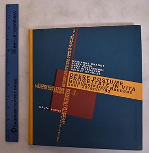 Opere Postume Progettate in Vita: Metallwerkstatt Bauhaus anni '20/anni '90