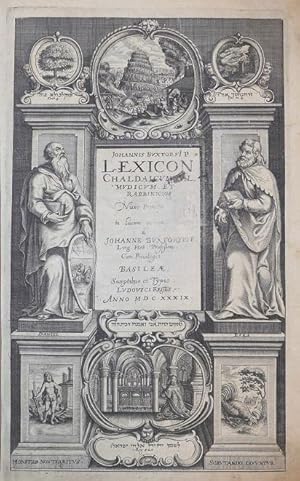 Seller image for Lexicon Chaldaicum, Talmudicum et Rabbinicum. for sale by Antykwariat Wjtowicz