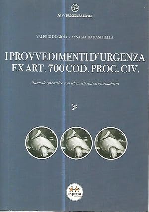 Imagen del vendedor de I provvedimenti d'urgenza ex art. 700 cod. proc.civ a la venta por librisaggi