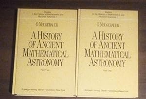 A HISTORY OF ANCIENT MATHEMATICAL ASTRONOMY