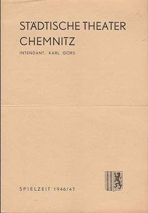 Seller image for Programmheft Gnther Weisenborn DIE ILLEGALEN Spielzeit 1946 / 47 for sale by Programmhefte24 Schauspiel und Musiktheater der letzten 150 Jahre