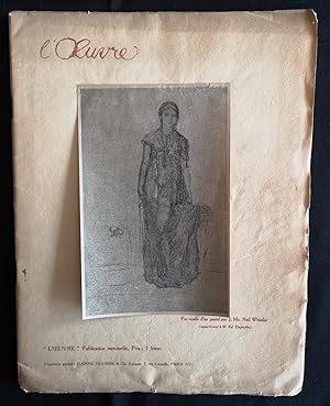 Bild des Verkufers fr Bulletin de  l'Oeuvre . Publication mensuelle N 2 (44e Fascicule), mars-avril 1913. zum Verkauf von ABC - Eric Girod