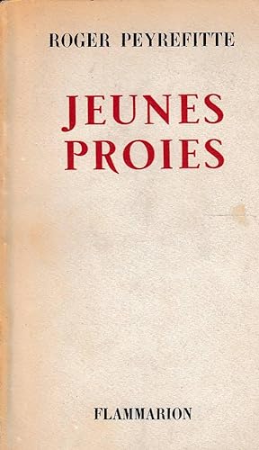 Bild des Verkufers fr JEUNES PROIES zum Verkauf von Laboratorio del libro