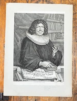 Bild des Verkufers fr Kupferstich-Portrt von Marchant. Dr. Georg Wilhelm Bhmer (.). zum Verkauf von Antiquariat Thomas Rezek