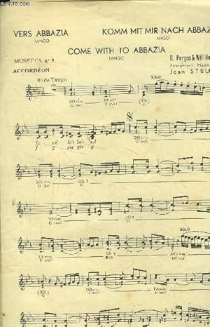 Seller image for Come with to Abbazia, pour accord�on for sale by Le-Livre