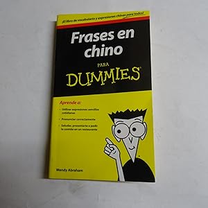 Seller image for FRASES EN CHINO PARA DUMMIES. for sale by Librera J. Cintas