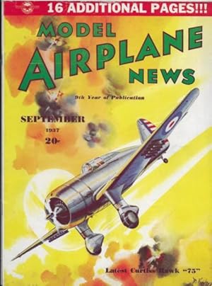 Imagen del vendedor de Model Airplane News September 1937 a la venta por Ridge Road Sight And Sound