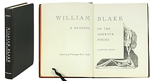 Bild des Verkufers fr William Blake. A Reading of the Shorter Poems. zum Verkauf von John Windle Antiquarian Bookseller, ABAA