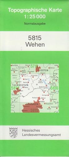 Topographische Karte Teil: 5815., Wehen, Normalausgabe, 1:25.000
