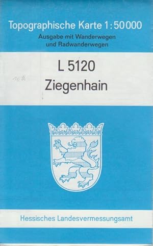 Topographische Karte, [Hessen] L 5120, Ziegenhain. 1 : 50.000