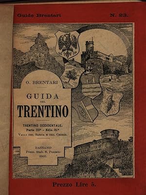 Bild des Verkufers fr Guida del Trentino. Trentino Occidentale - Valli del Sarca e del Chiese zum Verkauf von Librodifaccia