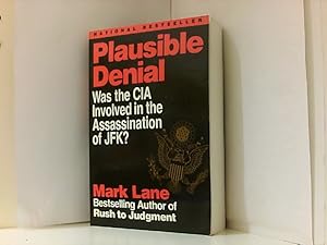 Seller image for Plausible Denial: Was the CIA Involved in the Assassination of Jfk? for sale by Book Broker