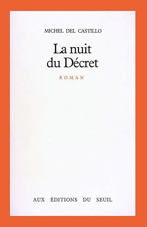 Imagen del vendedor de La Nuit du dcret a la venta por Livreavous
