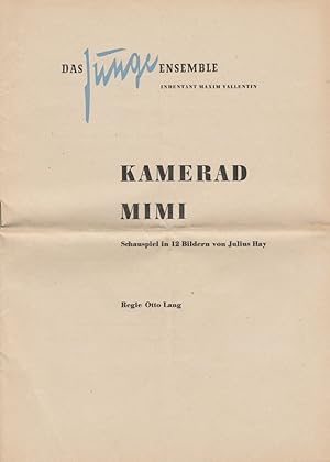 Programmheft Julius Hay KAMERAD MIMI Premiere 5. Juli 1949