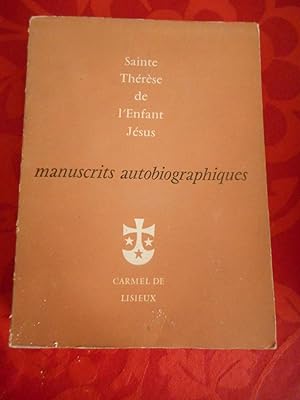 Seller image for Manuscrits autobiographiques for sale by Frederic Delbos