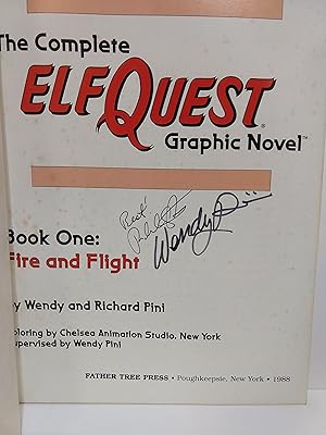 Bild des Verkufers fr Elfquest Graphic Novel 1: Fire And Flight (SIGNED) zum Verkauf von Fleur Fine Books