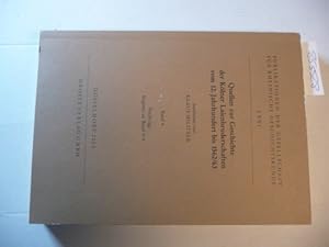 Bild des Verkufers fr Quellen zur Geschichte der Klner Laienbruderschaften vom 12. Jahrhundert bis 1562/63: Band 4 : Nachtrge. Register zu Band 1-4. (= Publikationen der Gesellschaft fr Rheinische Geschichtskunde LXXI) zum Verkauf von Gebrauchtbcherlogistik  H.J. Lauterbach