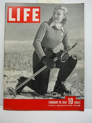 Image du vendeur pour Life Magazine, February 19, 1945 mis en vente par Imperial Books and Collectibles