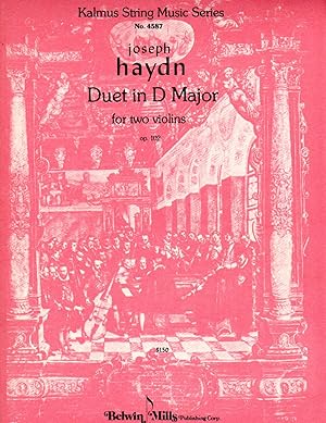 Duet in D Major, Op. 102 - for Two Violins