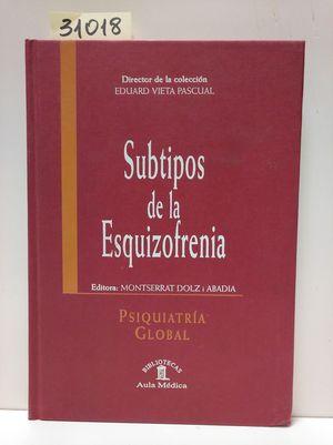 Immagine del venditore per SUBTIPOS DE LA ESQUIZOFRENIA venduto da Librera Circus