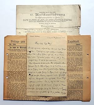 Original-Dokumente mit Bezug zu Edvard Grieg