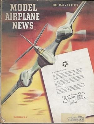 Seller image for Model Airplane News June 1945 for sale by Ridge Road Sight And Sound