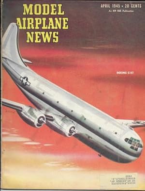 Seller image for Model Airplane News April 1945 for sale by Ridge Road Sight And Sound