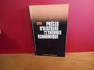 Seller image for Precis d'histoire de la theorie economique for sale by La Bouquinerie  Dd