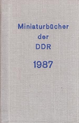 Miniaturbücher der DDR 1987.