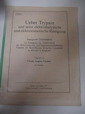 Ueber Trypsin und seine elektrodialytische und elektroosmotische Reinigung.