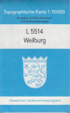 Bild des Verkufers fr Topographische Karte L 5514. Weilburg 1:50.000 zum Verkauf von Bcher bei den 7 Bergen