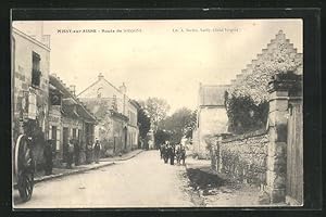 Carte postale Missy-sur-Aisne, Route de Soissons