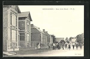 Carte postale Menessis, Rue d'en Haut