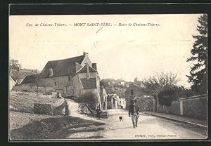 Carte postale Mont-Saint-Pere, Route de Chateau-Thierry