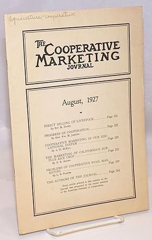 The Cooperative Marketing Journal: Vol. 1 No. 9, August 1927