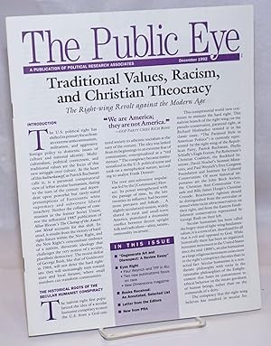 Seller image for The Public Eye: A Publication of Political Research Associates; December 1992 for sale by Bolerium Books Inc.