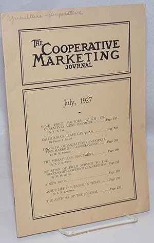 The Cooperative Marketing Journal: Vol. 1 No. 8, July 1927