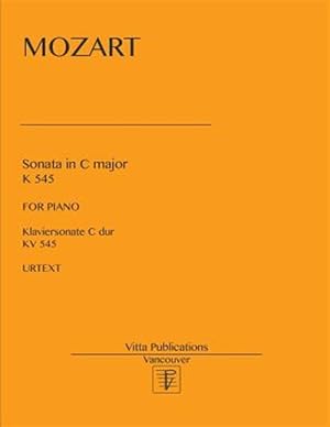 Seller image for Sonata in C Major : K 545 for sale by GreatBookPrices